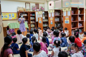 ป.1 นิทานหุ่นมือ &quot;บทบาทหน้าที่ของคนในครอบครัว&quot; (5 ก.ค.65) Image 5