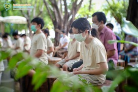 &quot;ถวายเทียนพรรษา&quot; วัดท่าข้ามและวัดแทนวันดีเจริญสุข (8 ก.ค.65) Image 4