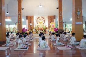 ป.3 แสดงตนเป็นพุทธมามกะ ณ วัดทองเนียม (25 ก.ค.65) Image 5