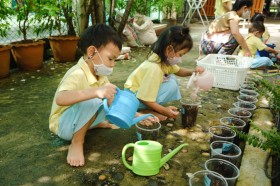อนุบาล 1 ปลูกผักบุ้ง (7 ต.ค.65) Image 4