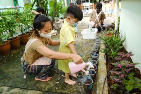 อนุบาล 1 ปลูกผักบุ้ง (7 ต.ค.65) Image 5