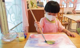 กิจกรรมระบายสีน้ำ-วาดสีเทียน (บ้านเด็กเล็ก) - ๓ ก.พ. ๖๖ Image 4