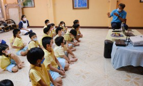 อ.๓/๓ พบวิทยากร สรุปโครงการมารู้จักภูเขาไฟกันเถอะ (๒๔ ก.พ.๖๖ ... Image 1