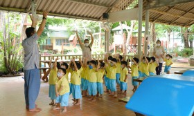 กิจกรรมพลศึกษา อนุบาล 1 (29 พ.ค.66) Image 1