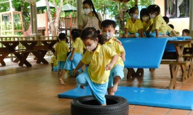 กิจกรรมพลศึกษา อนุบาล 1 (29 พ.ค.66) Image 4