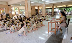 ป.3 คุณครูแสดงบทบาทสมมุติ &quot;สินค้าและบริการ&quot; (22 มิ.ย.66) Image 1