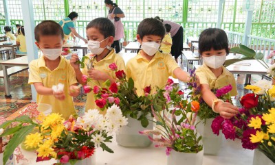 กิจกรรมจัดดอกไม้โคริงกะ อนุบาล 3 ครั้งที่ 1 (18-20 ก.ค.66) Image 1