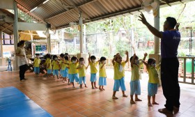 กิจกรรมพลศึกษา อนุบาล 1 (จ. 11 ก.ย.66) Image 1