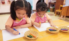 กิจกรรมระบายสีน้ำ และวาดสีเทียน บ้านเด็กเล็ก (ศ. 10 ม.ค. 68) Image 5