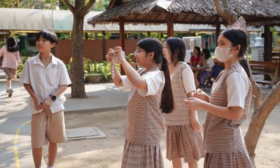 ป.6 ถ่ายทำคลิปรายงานข่าวภัยธรรมชาติ (27 ม.ค.68) FLEXI_IMAGE 1