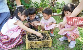 น้องเด็กเล็กปลูกผักบุ้ง (จ. 10 ก.พ. 68) Image 11