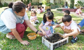 น้องเด็กเล็กปลูกผักบุ้ง (จ. 10 ก.พ. 68) Image 6
