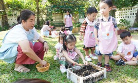 น้องเด็กเล็กปลูกผักบุ้ง (จ. 10 ก.พ. 68) Image 7