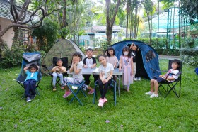 อนุบาล ๓ กิจกรรมกางเต็นท์ (จ. ๗ เม.ย.๖๘) Image 4