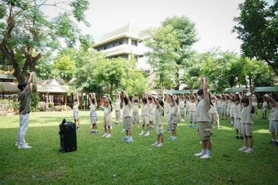ป.๓ ออกกำลังกาย โยคะ ฝึกสมาธิ (๒๘ พ.ค.๖๘) FLEXI_IMAGE 1