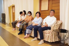 ภาพกิจกรรมธรรมบรรยาย &quot;ใจสงบ จิตสว่าง&quot; (ศ. ๖ มิ.ย.๖๘) Image 7