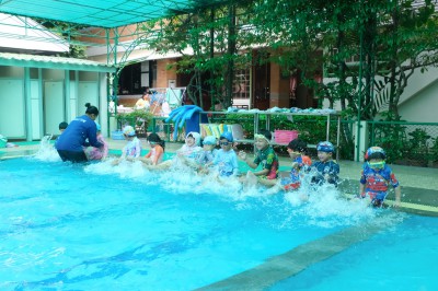 กิจกรรมว่ายน้ำ อนุบาล ๓ (พ. ๒๘ พ.ค.๖๘) FLEXI_IMAGE 1