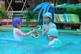 กิจกรรมว่ายน้ำ อนุบาล ๓ (พ. ๒๘ พ.ค.๖๘) Image 7