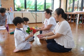 กิจกรรมไหว้ครู ในเรือนอนุบาล (พฤ. ๑๒ มิ.ย.๖๘) Image 7