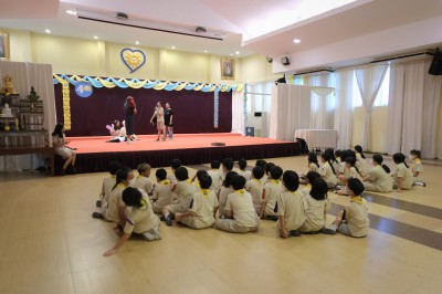 ป.๖ แสดงบทบาทสมมติเกี่ยวกับช่วงวัย (๒๖ มิ.ย.๖๘) FLEXI_IMAGE 1