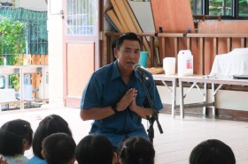 กิจกรรมธรรมสนุก ในเรือนอนุบาล (ศ. ๘ ส.ค.๖๘) FLEXI_IMAGE 1