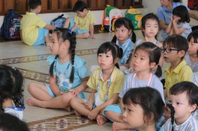 กิจกรรมธรรมสนุก ในเรือนอนุบาล (ศ. ๘ ส.ค.๖๘) FLEXI_IMAGE 6