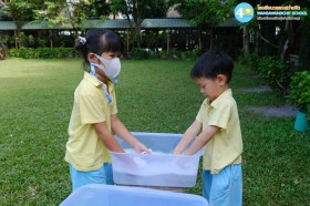 อนุบาล ๓ ซักผ้า ตากผ้า (พฤ. ๒ ต.ค.๖๘) Image 2