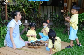 อนุบาล ๑ เล่นสนุกกับใบไม้ (ศ. ๑๗ ต.ค.๖๘) Image 4