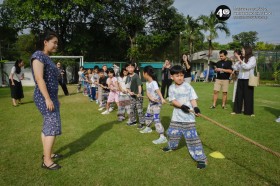 (กิจกรรมสานพลัง) การแข่งขันกีฬา &quot;ชักเย่อ&quot; ... Image 5