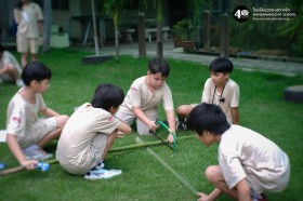 ป.๕ กิจกรรมลูกเสือ ทำที่วางหม้อสนาม (๖ พ.ย.๖๘) Image 3