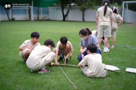 ป.๕ กิจกรรมลูกเสือ ทำที่วางหม้อสนาม (๖ พ.ย.๖๘) Image 5