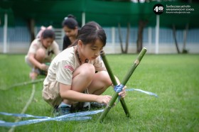 ป.๕ กิจกรรมลูกเสือ ทำที่วางหม้อสนาม (๖ พ.ย.๖๘) Image 6