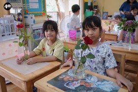 ป.๑ จัดแจกันดอกไม้โคริงกะ (Kohrinka) Image 5