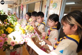 ป.๒ กิจกรรมจัดดอกไม้แบบโคริงกะ (๑๘,๒๓,๒๔ ธ.ค. ๖๘) Image 2