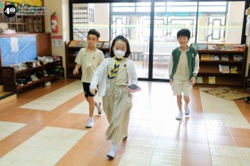 ป.๓ แสดงบทบาทสมมุติ การป้องอุบัติเหตุและการขอความช่วยเหลือ Image 4