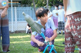 ป.๖ ทดลองยิงจรวดขวดน้ำ (๑๐ ก.พ.๖๙) Image 4