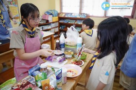 ป.๒ กิจกรรมการวัดปริมาตร "การชั่ง การตวง" ทำเครปเย็น (๑๒ ... Image 5
