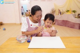 กิจกรรมระบายสีน้ำ และวาดสีเทียน (บ้านเด็กเล็ก) ๖,๑๓ ก.พ. ๖๙ Image 4