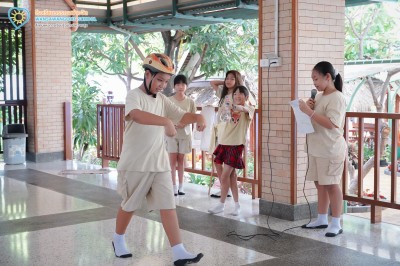 ป.๕ แสดงบทบาทสมมติ "หน้าที่ สิทธิ และเสรีภาพ" (๑๐ มิ.ย.๖๙) Image 1