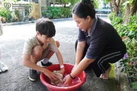 ป.๕ กิจกรรม "ซักผ้า รีดผ้า" (๒๔-๒๕ มิ.ย.๖๙) Image 3