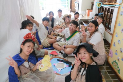 พี่ ป.๖ แสดงนิทานวันจันทร์และอำลาน้องอนุบาล (๖ ก.ค.๖๙) Image 1