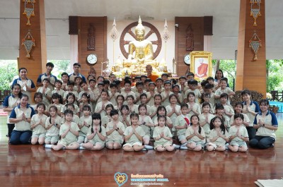 ป.๓ แสดงตนเป็นพุทธมามากะ ณ วัดทองทองเนียม (พฤ. ๑๖ ก.ค. ๖๙) Image 1