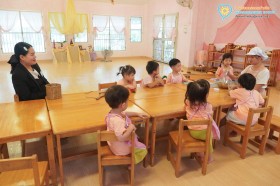 คณะดูงาน ศูนย์สาธิตการศึกษาปฐมวัย ม.ราชภัฏนครปฐม (๑๓ ส.ค.๖๙) Image 2