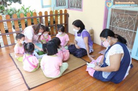 กิจกรรมเกษตรบ้านเด็กเล็ก (เก็บต้นอ่อนผักบุ้ง) 28 ม.ค.65 Image 4