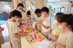 ป.3 บูรณาการ &quot;การใช้เงิน&quot; ผ่านกิจกรรมซื้อ-ขายอาหาร (9 ก.พ.65 ... Image 7
