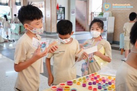 ป.3 บูรณาการ &quot;การใช้เงิน&quot; ผ่านกิจกรรมซื้อ-ขายอาหาร (9 ก.พ.65 ... Image 8